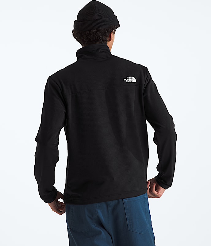 Men's Cedar Trail Grid Fleece ?-Zip - Image 3
