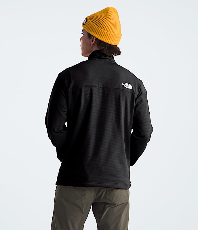 Men's Cedar Trail Grid Fleece Full-Zip Jacket - Image 3
