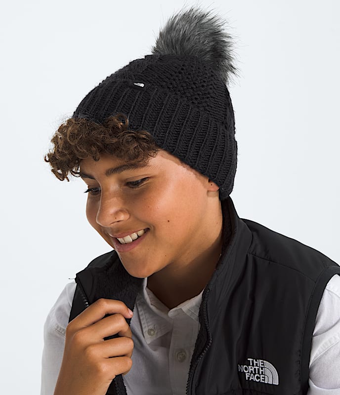 Kids' Oh Mega Fur Pom Beanie - Image 2