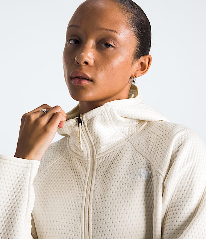 Women's DOTKNIT? Thermal Full-Zip Hoodie - Image 3