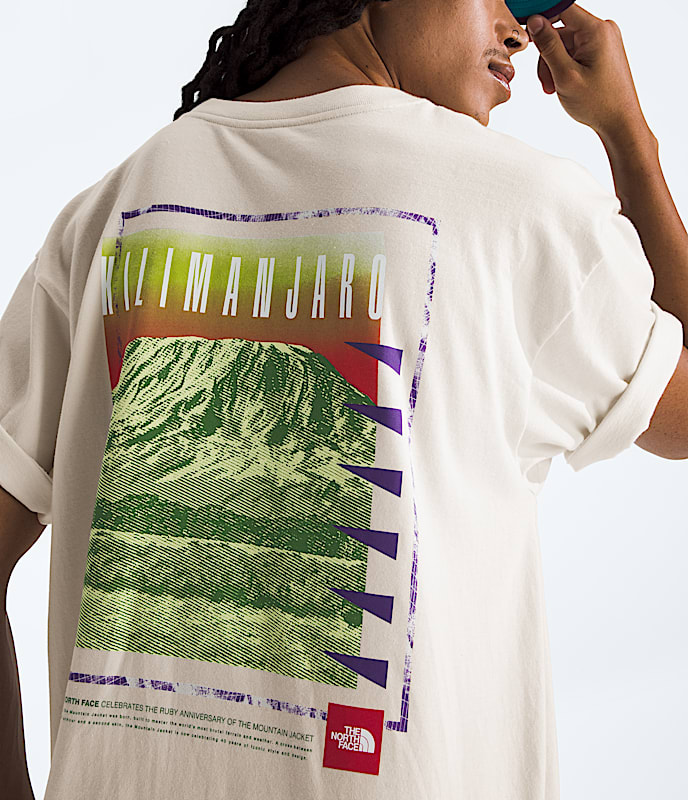 Men's Short-Sleeve TNF Red Box Kilimanjaro Heavyweight Tee - Image 3