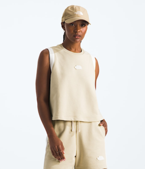 Women's Terry Relaxed Cropped Tank