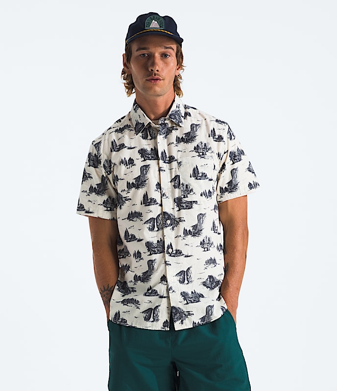 Men's Short-Sleeve Baytrail Pattern Shirt