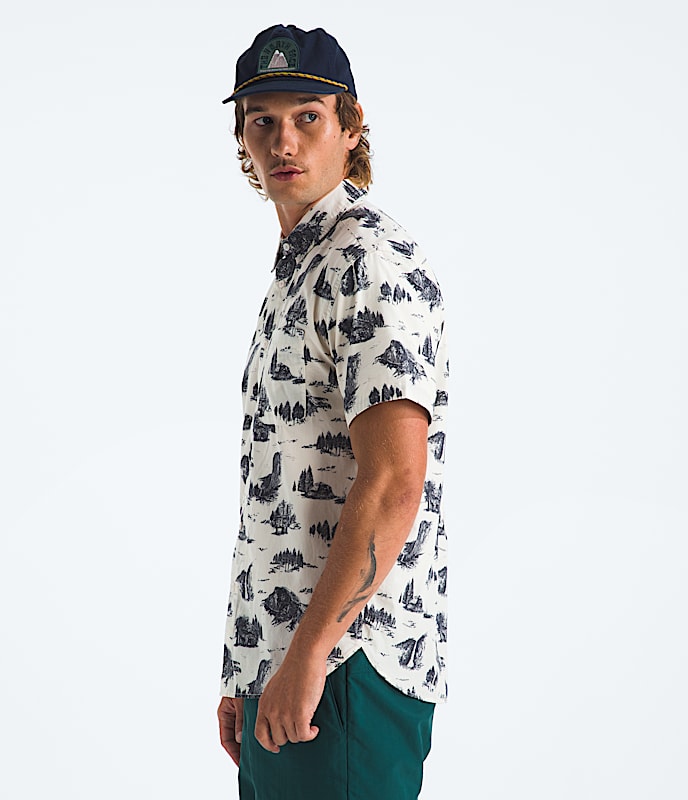 Men's Short-Sleeve Baytrail Pattern Shirt - Image 5