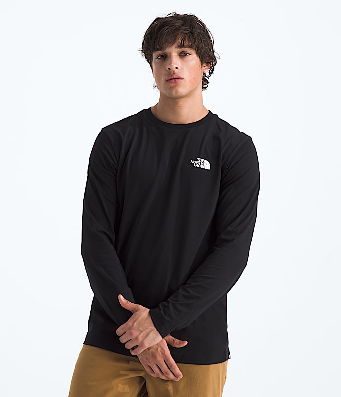 Men's Long-Sleeve Simple Dome Tee