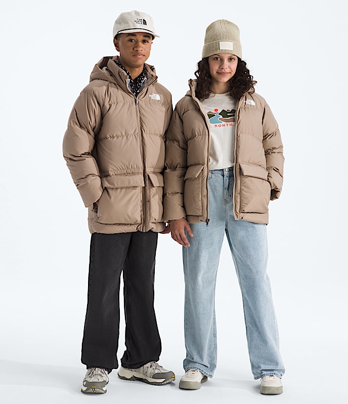 Boys' & Girls' North Down Fleece-Lined Short Parka
