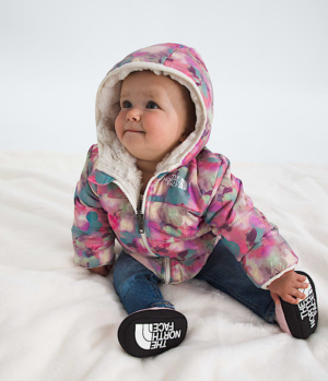 Baby Girls' Reversible Shasta Full-Zip Hooded Jacket¡ªPrint