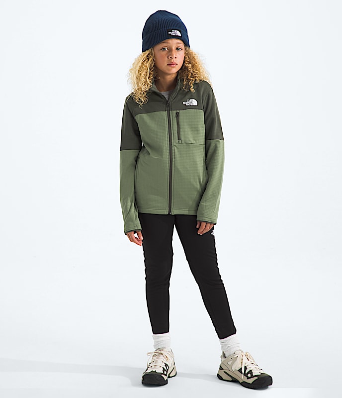 Boys' & Girls' Hike Mid Layer Full-Zip - Image 2
