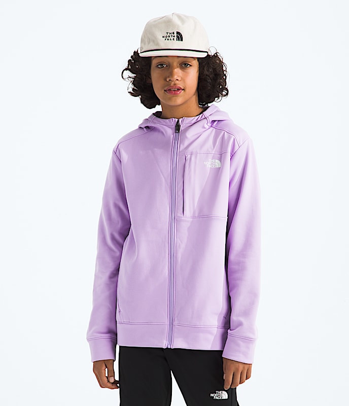 Boys' & Girls' TNF? Performance Fleece Full-Zip Hooded Jacket - Image 3
