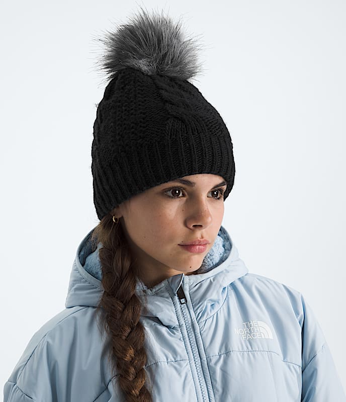 Kids' Lined Oh Mega Fur Pom Beanie - Image 2