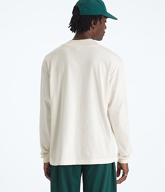 Men's TNF? Red Box Long-Sleeve Tee - Image 3