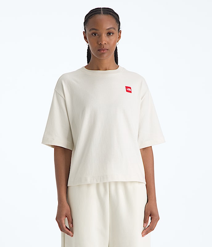 Women's TNF? Red Box Short-Sleeve Boxy Tee