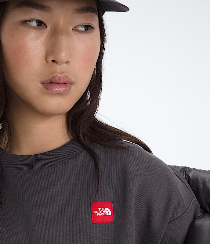 Women's TNF? Red Box Crew - Image 4