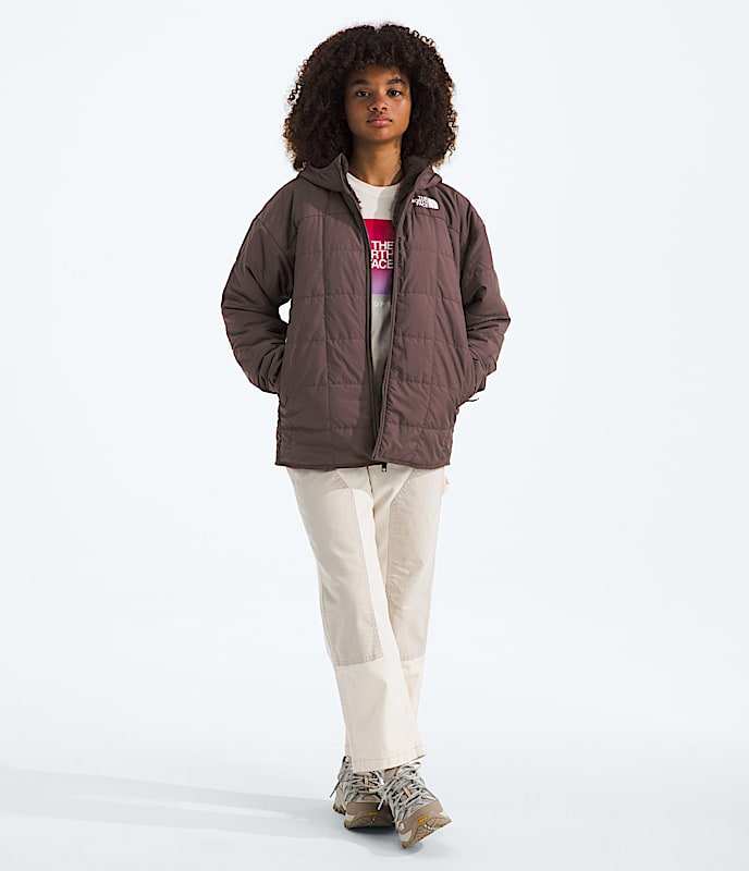 Girls' Reversible Shasta Short Parka - Image 3