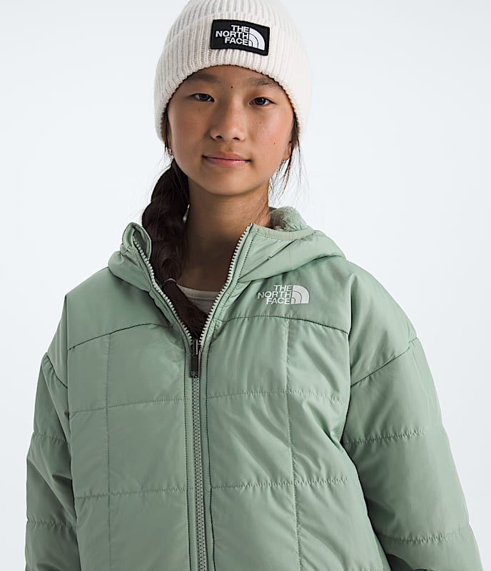 Girls' Reversible Shasta Short Parka - Image 4