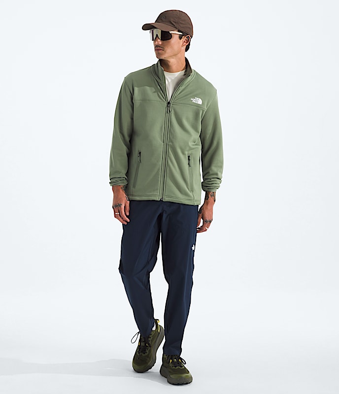 Men's Cedar Trail Grid Fleece Full-Zip Jacket - Image 2