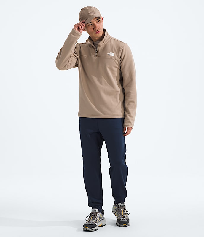 Men's Cedar Trail Grid Fleece ?-Zip - Image 2