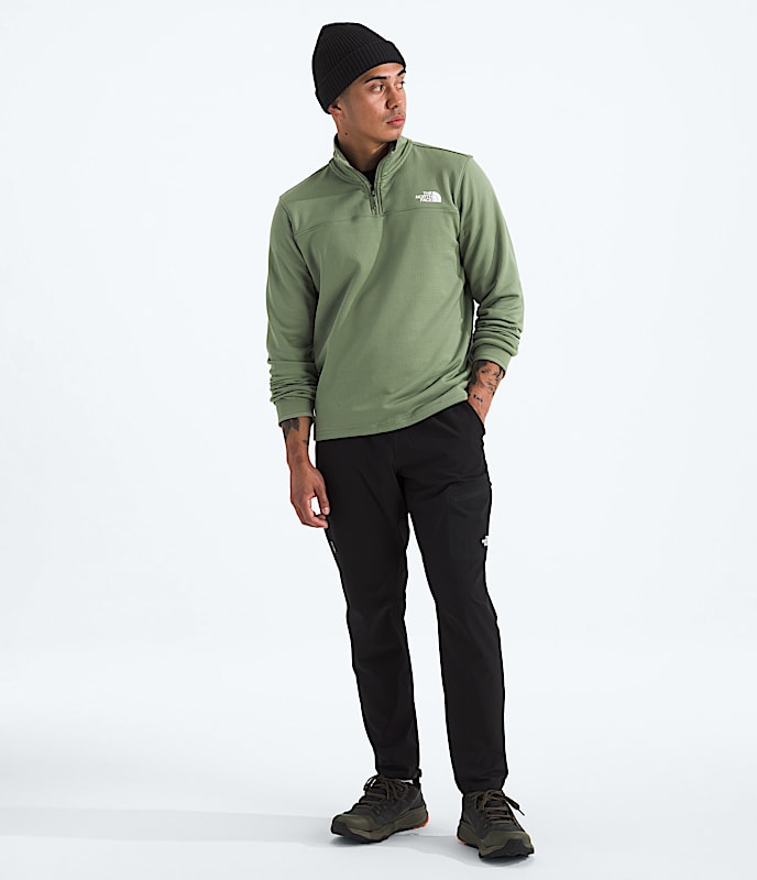 Men's Cedar Trail Grid Fleece ?-Zip - Image 2
