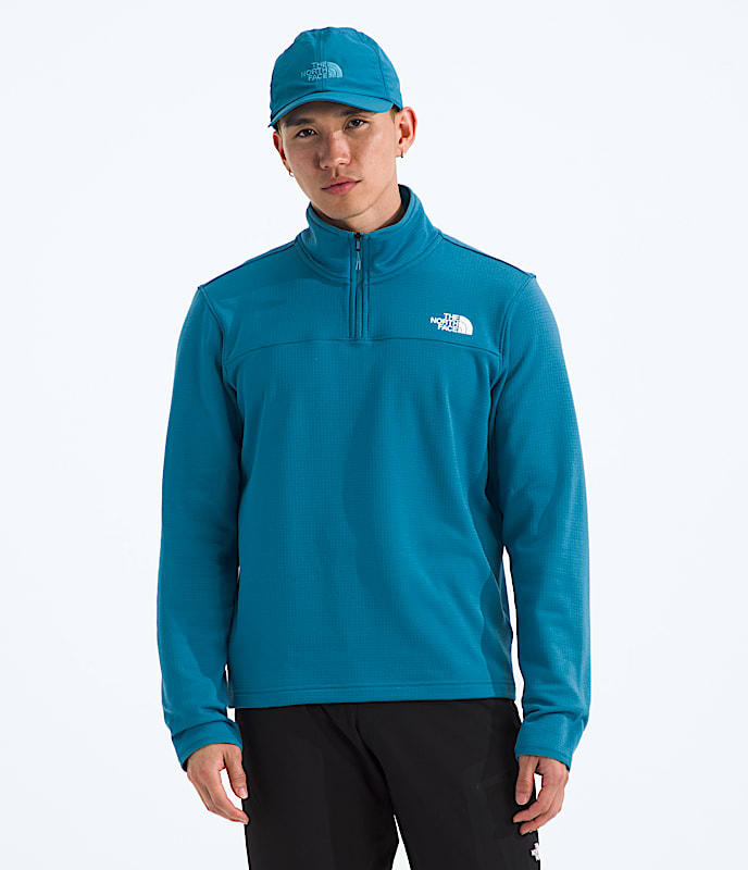 Men's Cedar Trail Grid Fleece ?-Zip