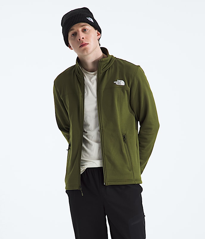 Men's Cedar Trail Grid Fleece Full-Zip Jacket