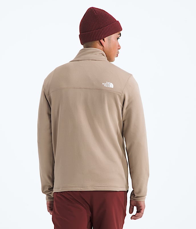 Men's Cedar Trail Grid Fleece Full-Zip Jacket - Image 3