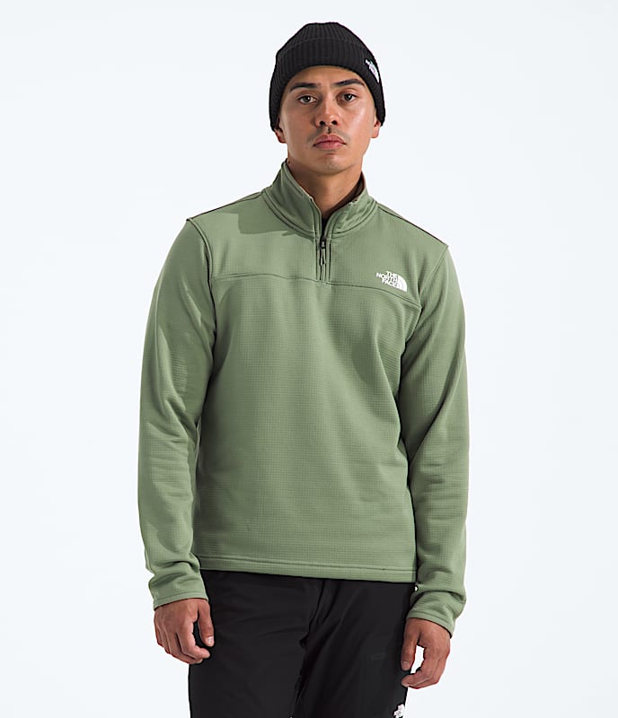 Men's Cedar Trail Grid Fleece ?-Zip