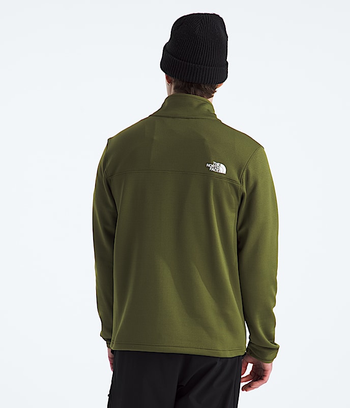 Men's Cedar Trail Grid Fleece Full-Zip Jacket - Image 3