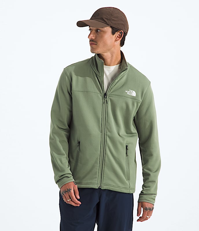 Men's Cedar Trail Grid Fleece Full-Zip Jacket