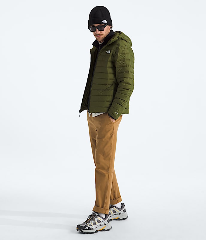 Men's Classic Down Hooded Jacket - Image 2