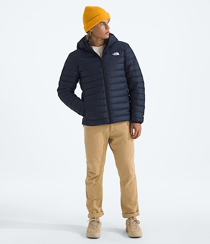 Men's Classic Down Hooded Jacket