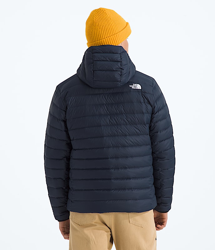 Men's Classic Down Hooded Jacket - Image 3