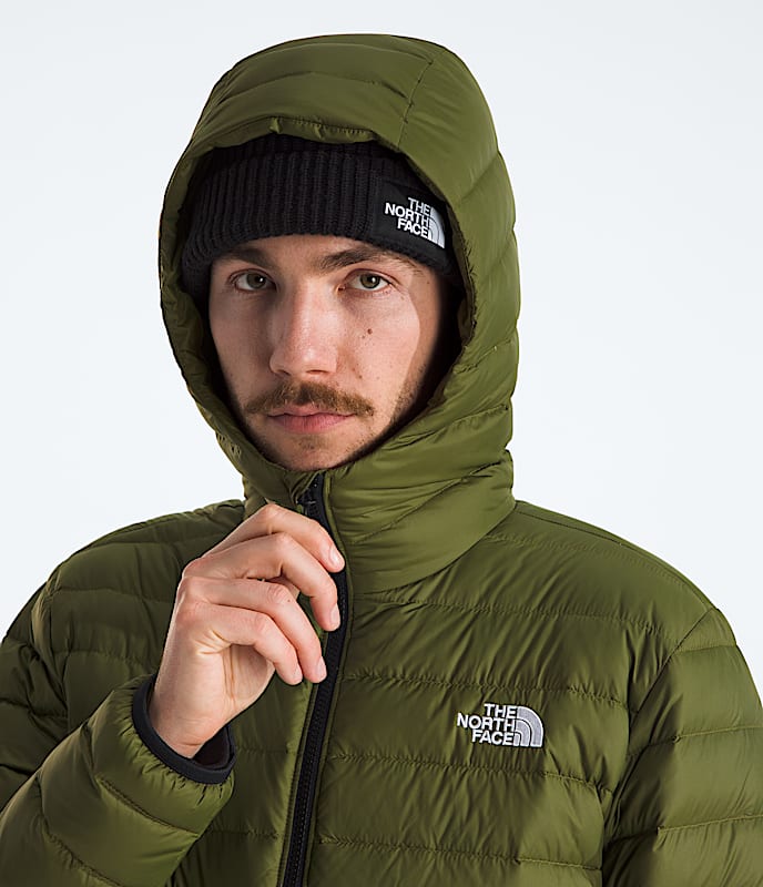 Men's Classic Down Hooded Jacket - Image 4