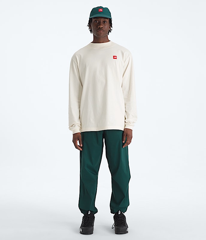 Men's TNF? Red Box Long-Sleeve Tee - Image 2
