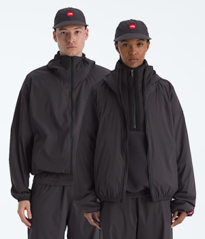 Men's TNF? Red Box Packable Hooded Wind Jacket
