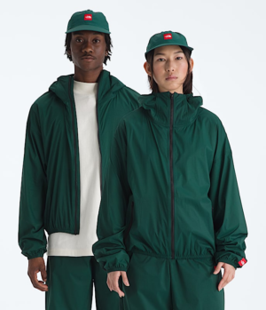 Men's TNF? Red Box Packable Hooded Wind Jacket