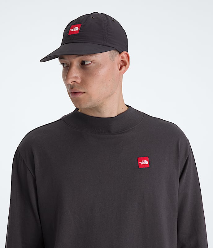 Men's TNF? Red Box Long-Sleeve Tee - Image 4