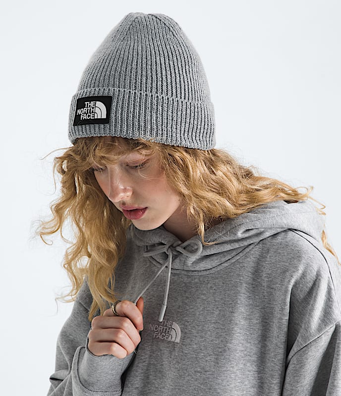 TNF? Logo Box Cuffed Beanie - Image 2