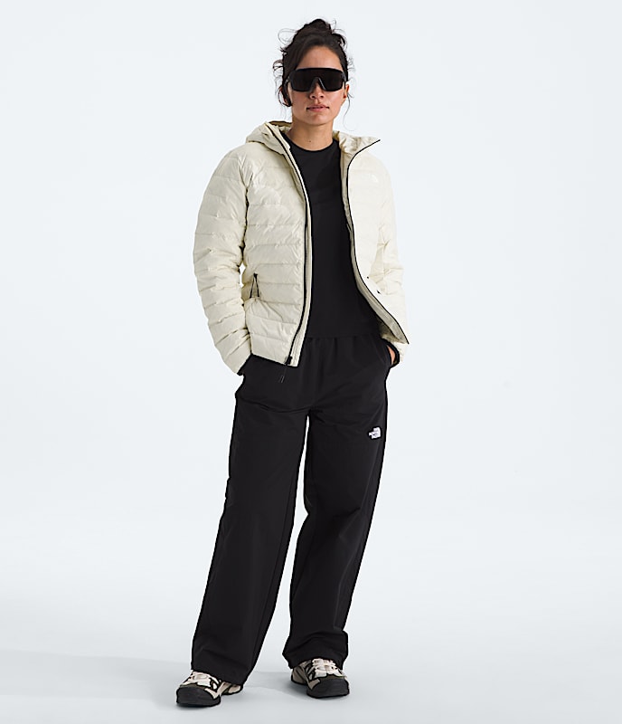 Women's Classic Down Hooded Jacket - Image 2