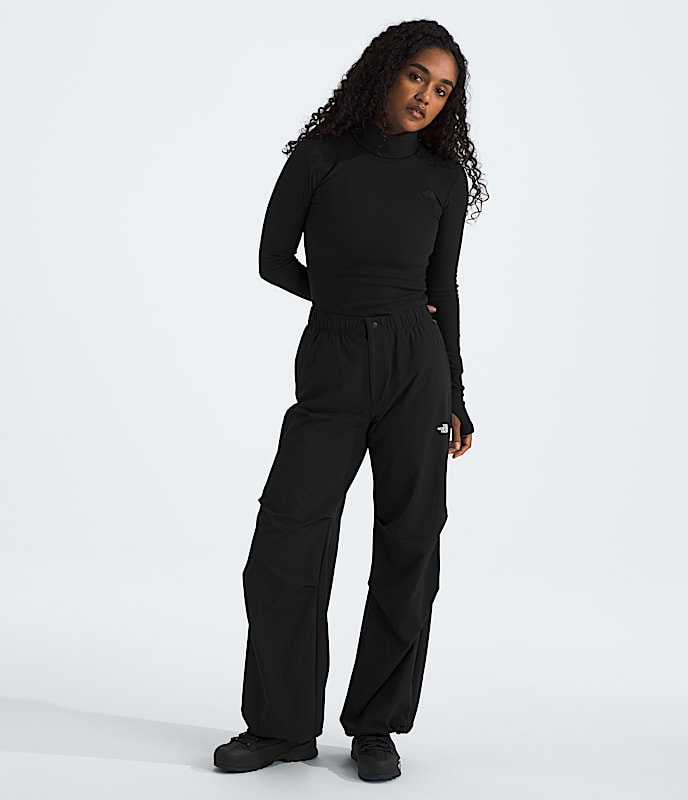 Women's Woven Loose Trousers - Image 2