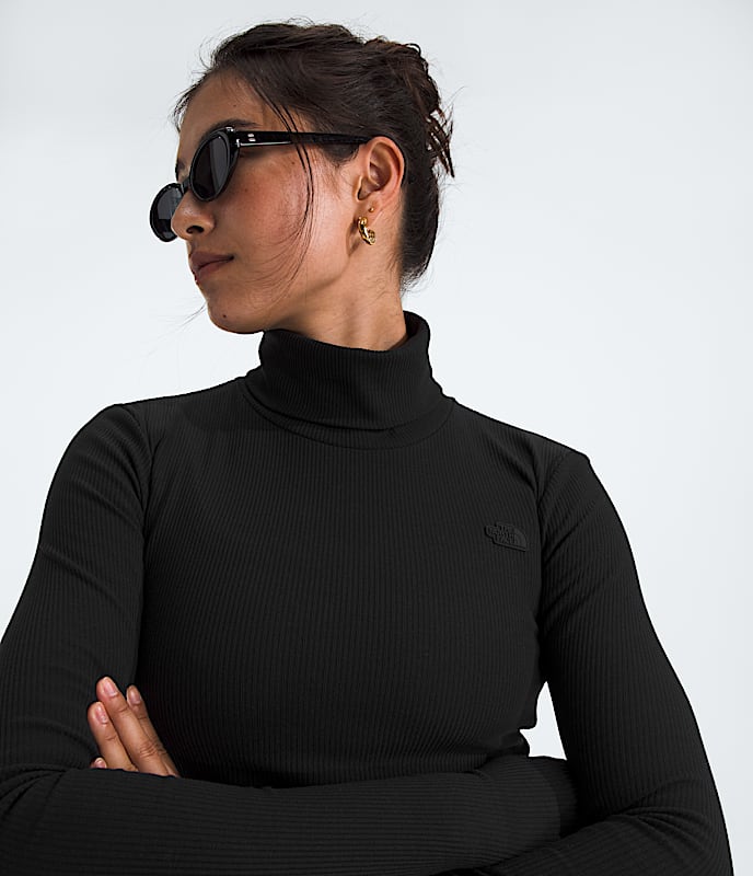 Women's Turtleneck Long-Sleeve Top - Image 3