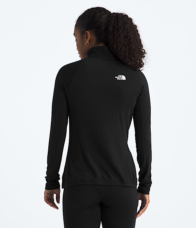 TNF X Smartwool Women's Merino Blend 150 Long-Sleeve ?-Zip - Image 2